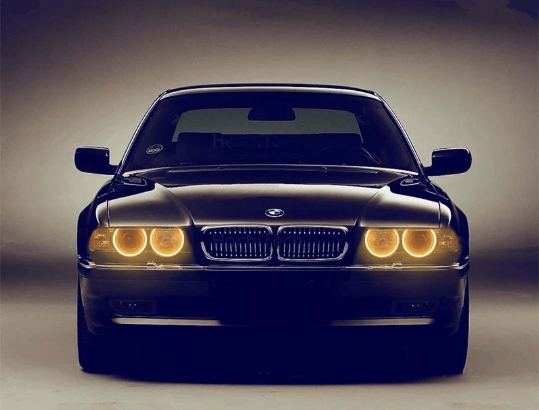 Phares Angel Eyes Anneaux LED pour BMW Série 7 E38 (1994 à 2001)