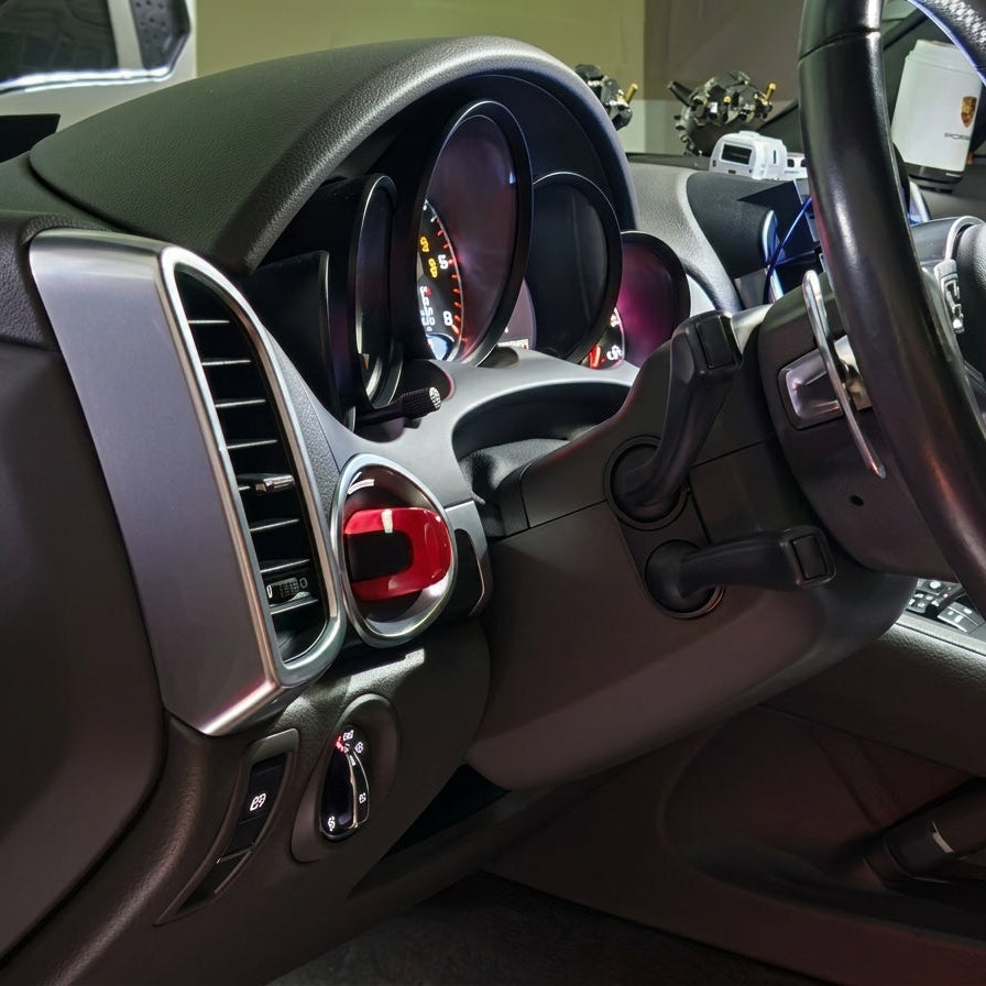 Insert de clé peint pour clé mains libres Porsche