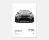 Poster voiture Affiche voiture murale BMW Motorsport