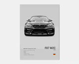 Poster voiture Affiche voiture murale BMW Motorsport
