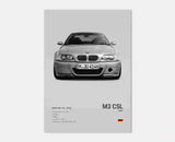 Poster voiture Affiche voiture murale BMW Motorsport