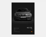 Poster voiture Affiche voiture murale BMW Motorsport