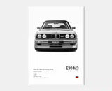 Poster voiture Affiche voiture murale BMW Motorsport