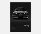 Poster voiture Affiche voiture murale BMW Motorsport