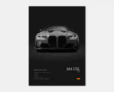 Poster voiture Affiche voiture murale BMW Motorsport
