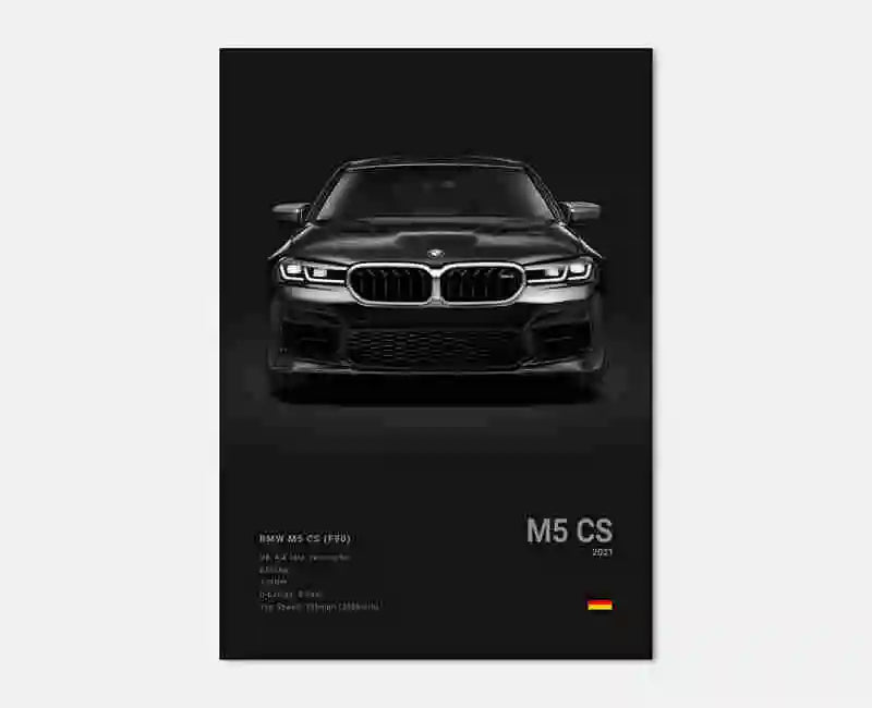 Poster voiture Affiche voiture murale BMW Motorsport