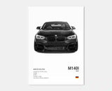 Poster voiture Affiche voiture murale BMW Motorsport