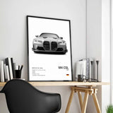 Poster voiture Affiche voiture murale BMW Motorsport