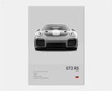 Poster voiture en toile collection Porsche 911