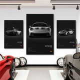Poster voiture en toile collection Porsche 911