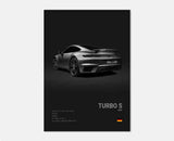 Poster voiture en toile collection Porsche 911