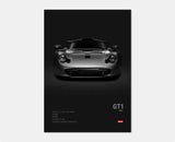Poster voiture en toile collection Porsche 911