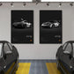 Poster voiture Affiche voiture murale Porsche 911