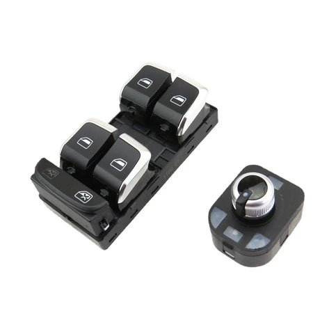 Boutons de lève-vitre chromés et bouton de rétroviseurs pour Audi A4 B8, A5 B8 et Q5 8R