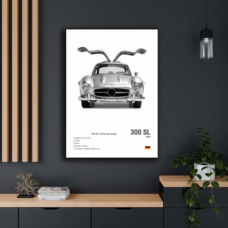 Affiches voitures murales à l'effigie de Mercedes AMG