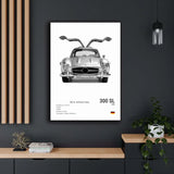 Affiches voitures murales à l'effigie de Mercedes AMG