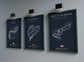Affiche Circuits F1 - Poster F1 Toile Sport Automobile sur fond noir