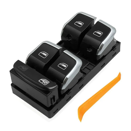 Boutons de lève-vitre chromés et bouton de rétroviseurs pour Audi A4 B8, A5 B8 et Q5 8R