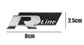 Logo R line badge de coffre pour VW Polo Passat Golf Tiguan T-Roc Touareg R-Line - Noir ou Rouge