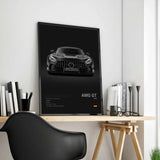 Affiches voitures murales à l'effigie de Mercedes AMG