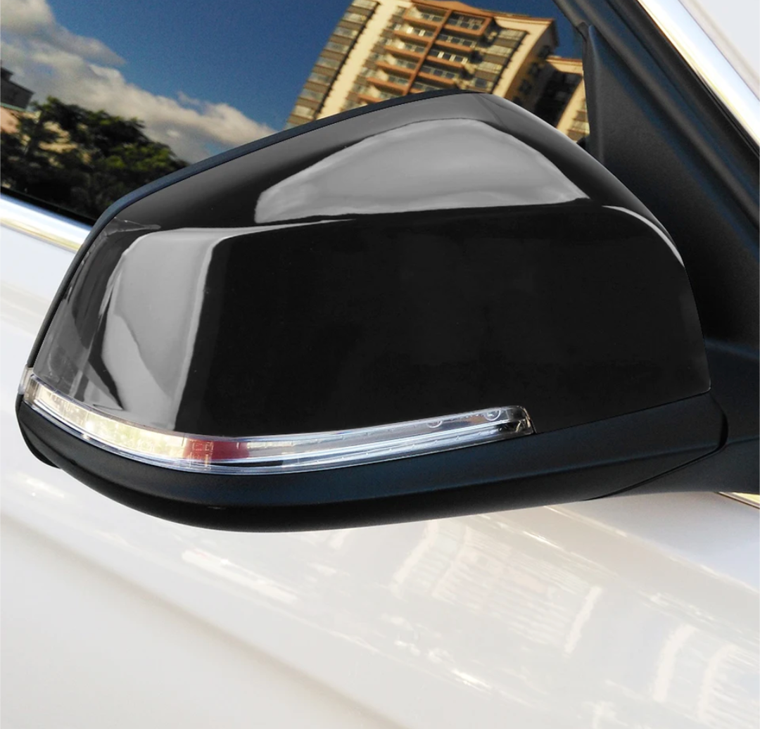 Coques de rétroviseurs type M Performance noires brillantes pour BMW Série 4 F32 (2012 - 2020)