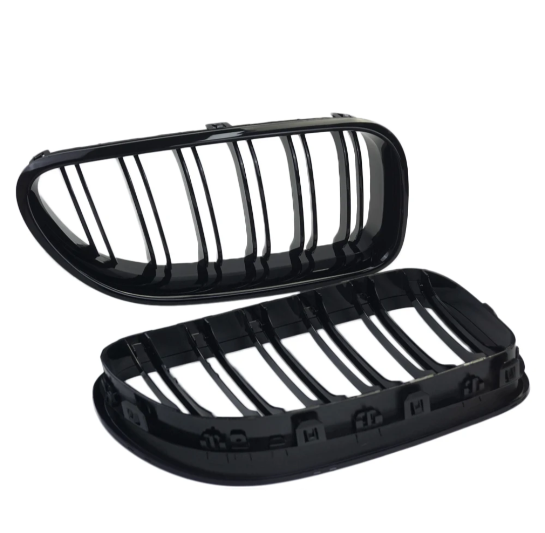 Grilles de calandre noires type M6 Competition BMW Série 6 F06 F12 F13 (2011 - 2017)