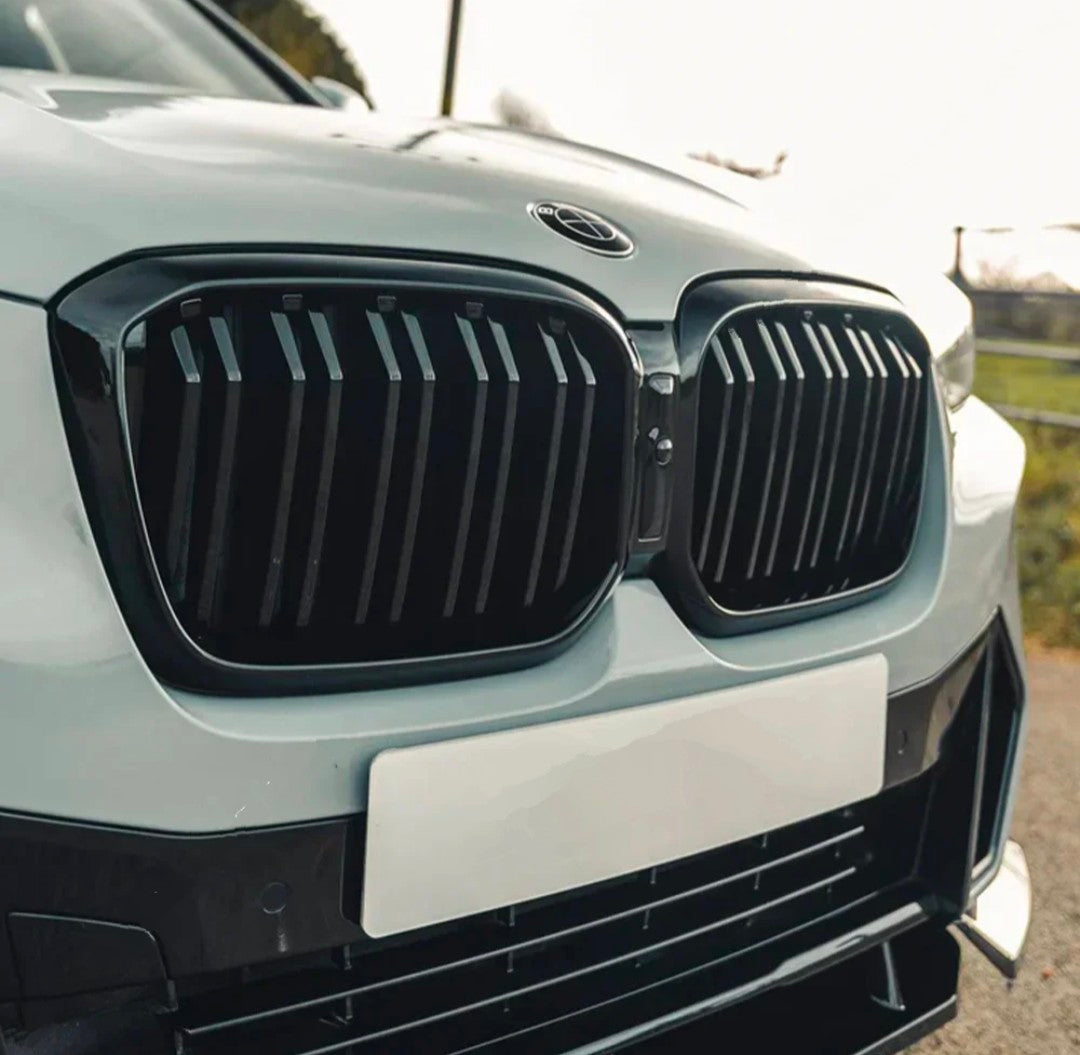 Grilles de calandre noires BMW X3 G01 type M Performance (2018 - 2025)