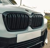 Grilles de calandre noires BMW X3 G01 type M Performance (2018 - 2025)