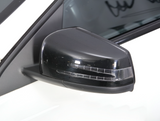 Coques de rétroviseurs noires brillantes Mercedes CLA C117 (2012 - 2018)