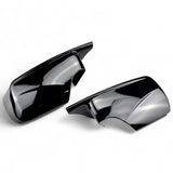 Coques de rétroviseurs type M Performance noires brillantes pour BMW Série 3 E46 (1998 - 2001)