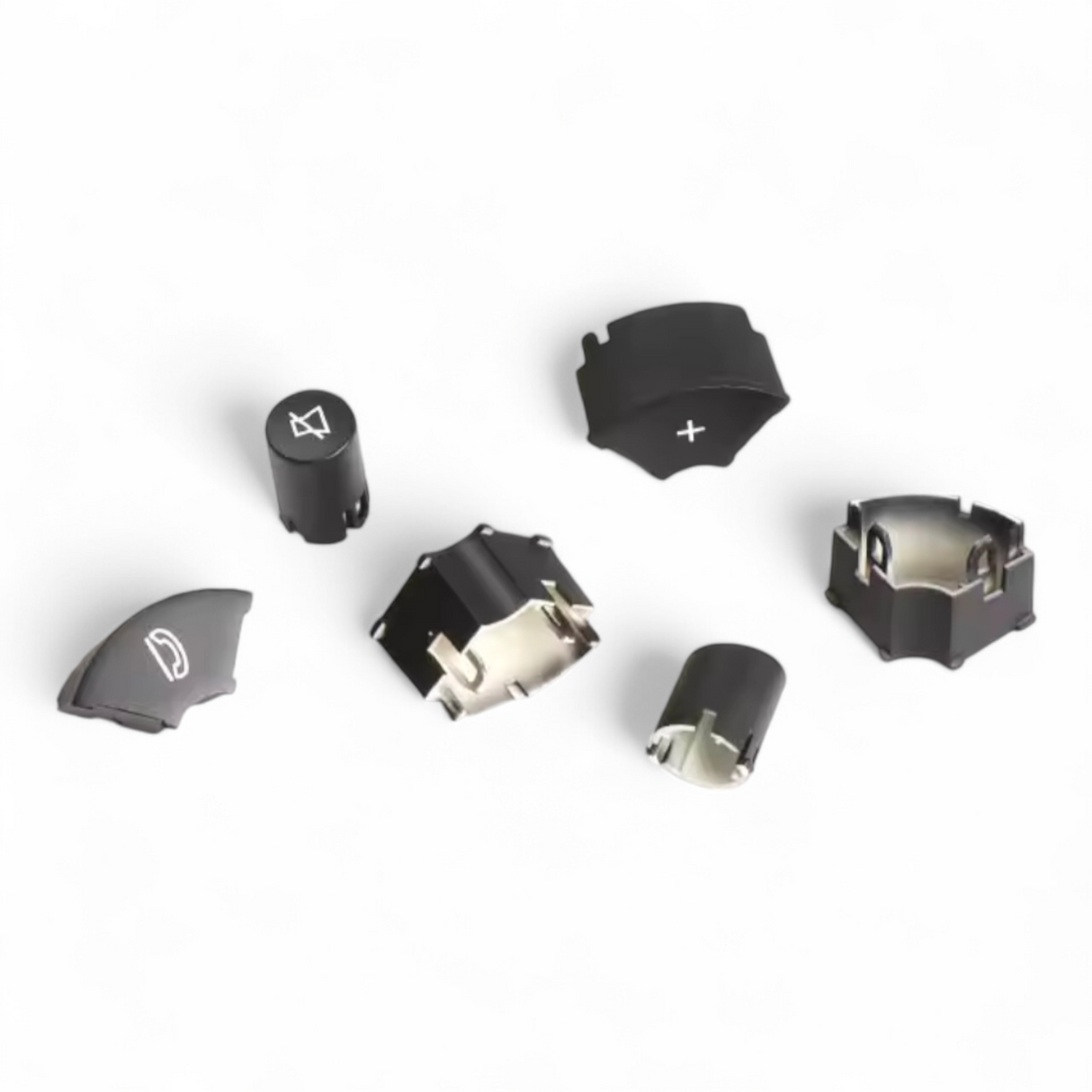 Set de Boutons de Volant multifonction de remplacement pour Mercedes Classe C W204