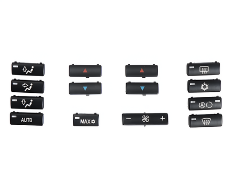Set de boutons commande de climatisation/chauffage pour BMW X5 E53 (1993 - 2006)
