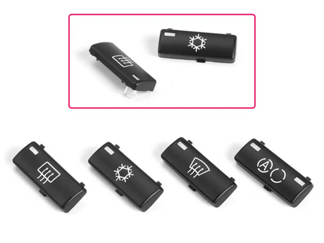 Set de boutons commande de climatisation/chauffage pour BMW X5 E53 (1993 - 2006)