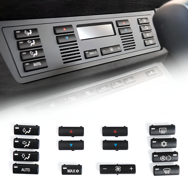 Set de boutons commande de climatisation/chauffage pour BMW X5 E53 (1993 - 2006)