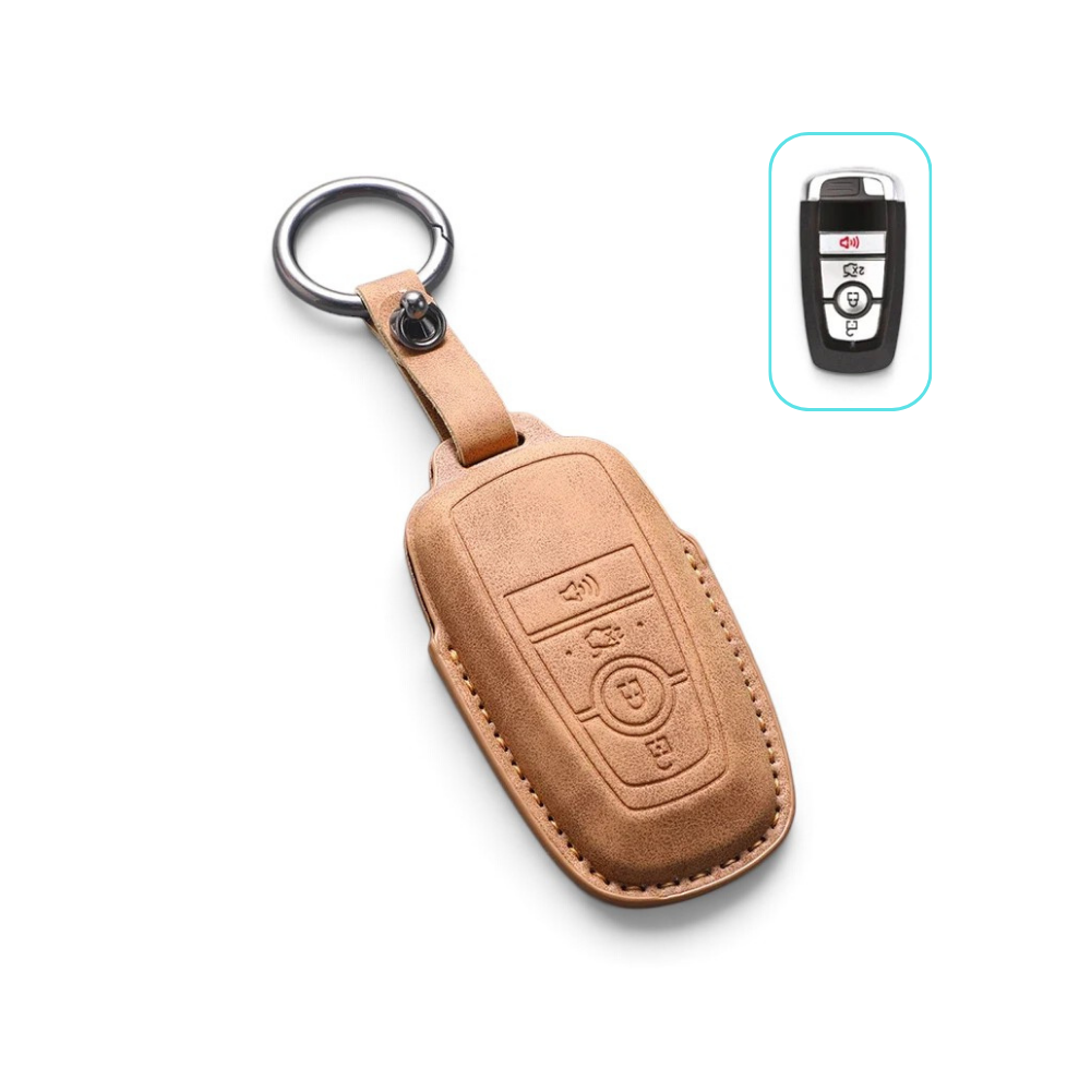 Coque de clé Alcantara pour télécommande Ford