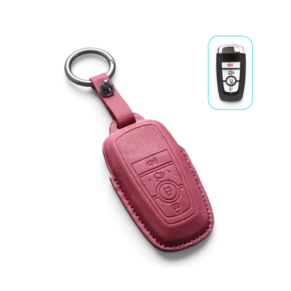 Coque de clé Alcantara pour télécommande Ford
