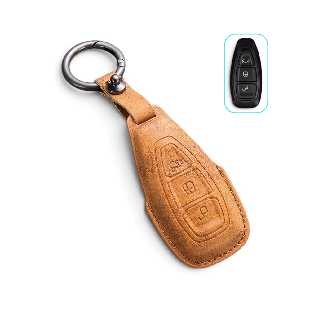 Coque de clé Alcantara pour télécommande Ford