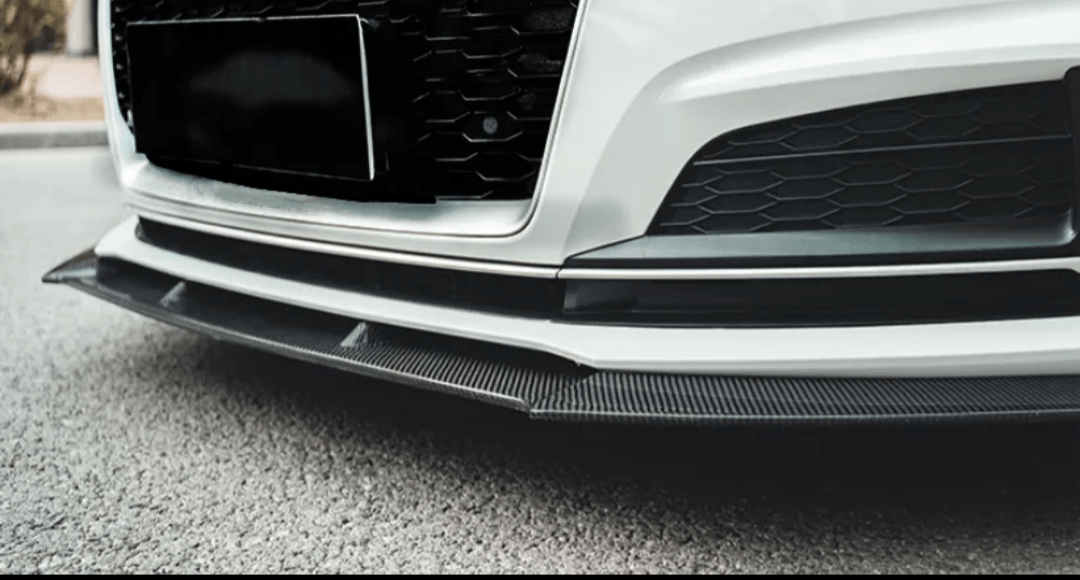 Audi A5 S-Line et S5 B9 phase 1 / Look carbone Lame avant splitter pare-choc pour Audi A5 S5 B9 (2016 à 2029)