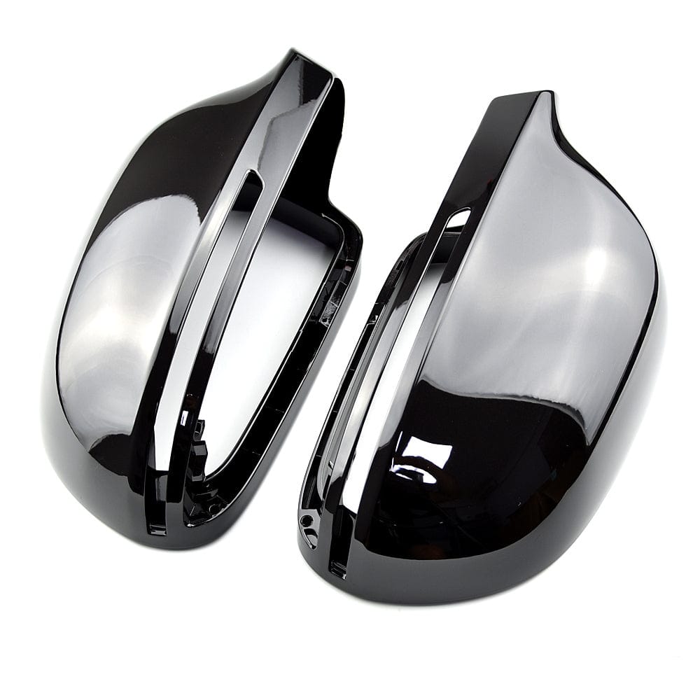 Coques de rétroviseurs noires brillantes pour Audi A3 8P (2008 à 2013)