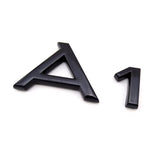 Logo de Coffre Noir Brillant Badge AUDI A1 Black Edition