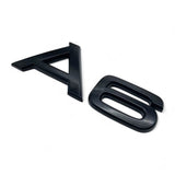 Logo de coffre logo noir Badge AUDI A6 Black Edition