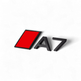 Logo de coffre Noir Badge AUDI A7 Black Edition
