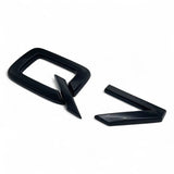 Logo de Coffre Noir Badge AUDI Q7 Black Edition