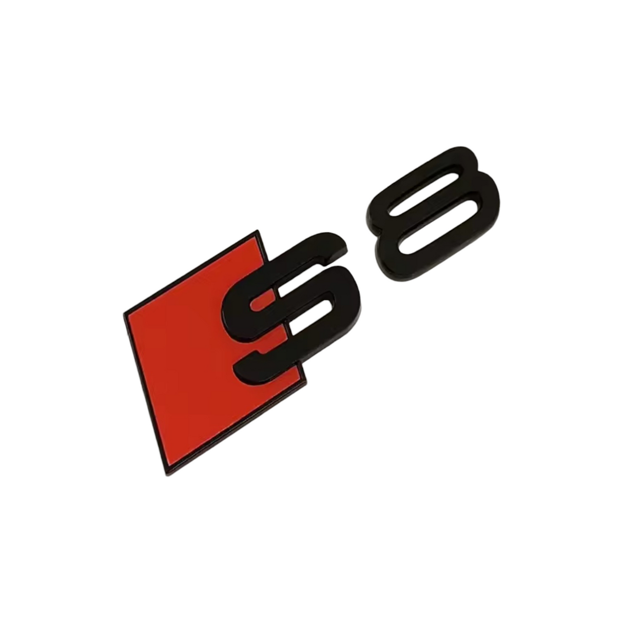 Logo de coffre noir Badge AUDI S8 Black Edition