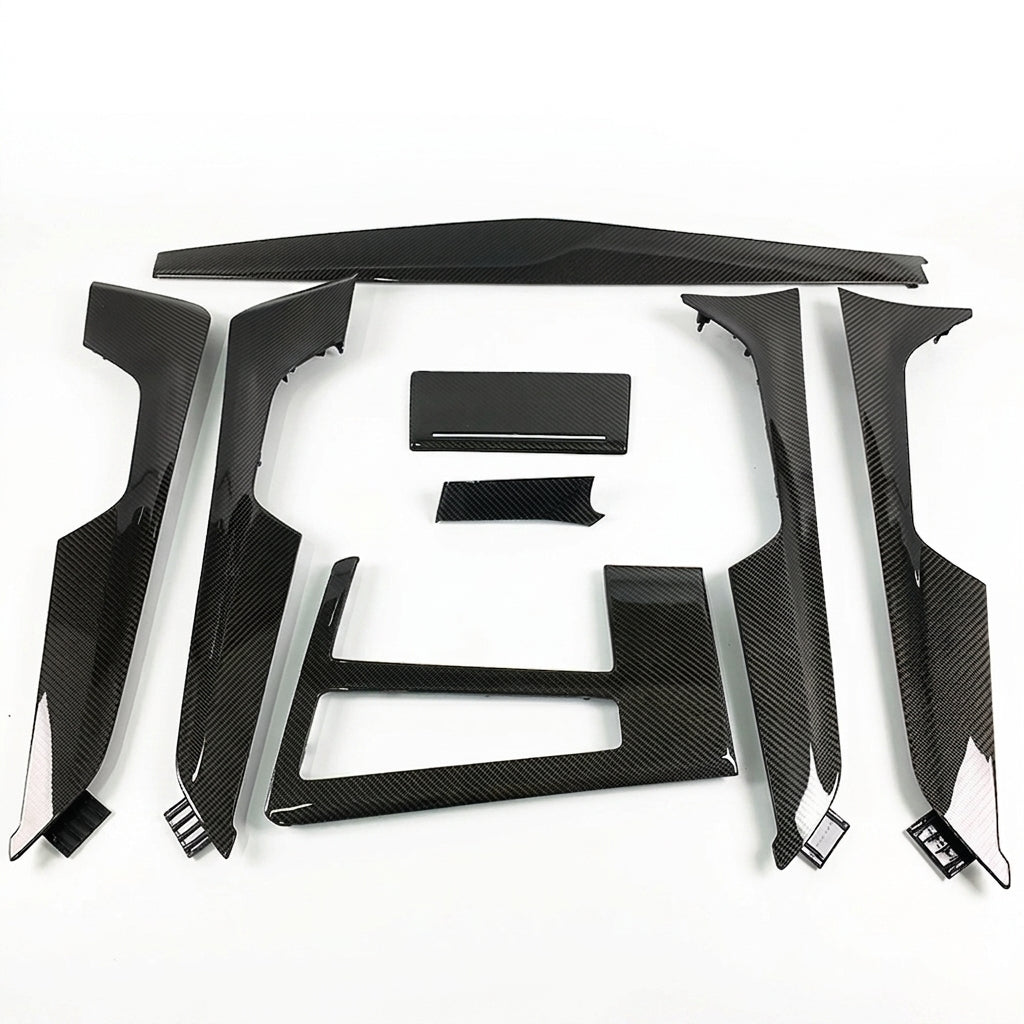 Kit garnitures intérieures fibre de carbone Audi A7 S7 RS7 C8