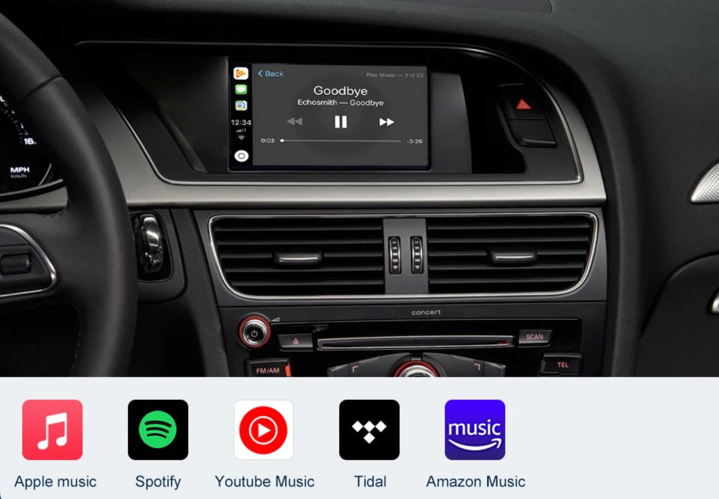 Android Auto et Apple CarPlay pour Audi A4 B9 MIB/MIB2 (2016 à 2019)