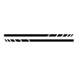 black 2X Edition 1 Styling 8.8" Side Stripes Sticker Rearview Mirror Vinyl Decal For Mercedes Benz W204 W205 W176 A45 W213 C63 AMG