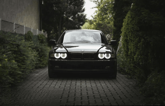 Blanc 6000K Phares Angel Eyes Anneaux LED pour BMW Série 7 E38 (1994 à 2001)