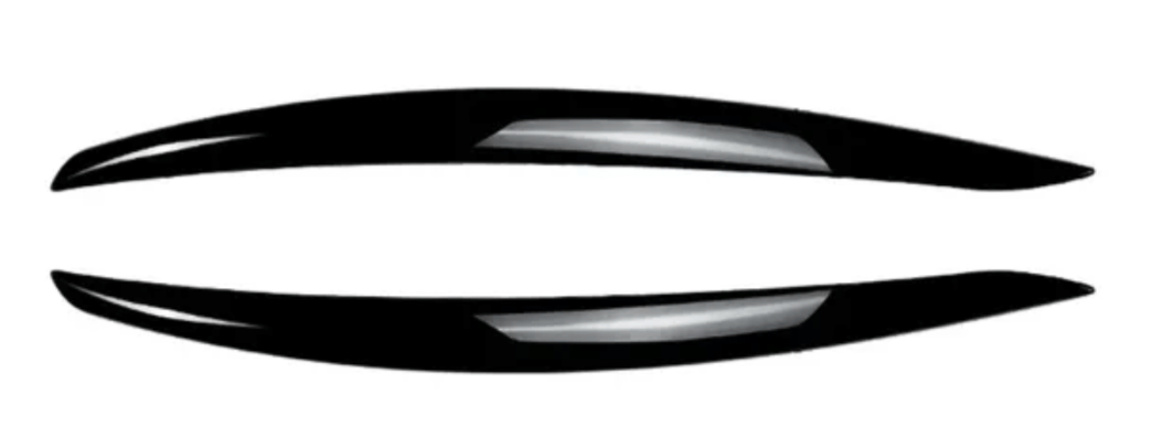 Noir brillant Paupières de phares avant Performance pour BMW Série 3 Coupé E92 E93 (2006 à 2013)