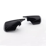 Coques de rétroviseurs type M Performance noires brillantes pour BMW Série 3 E46 (1998 - 2001)
